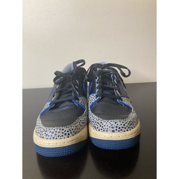 Nike Sz US 9 Air Assault Black Varsity Royal Cement Shoe 2007 - Picture 3 of 11